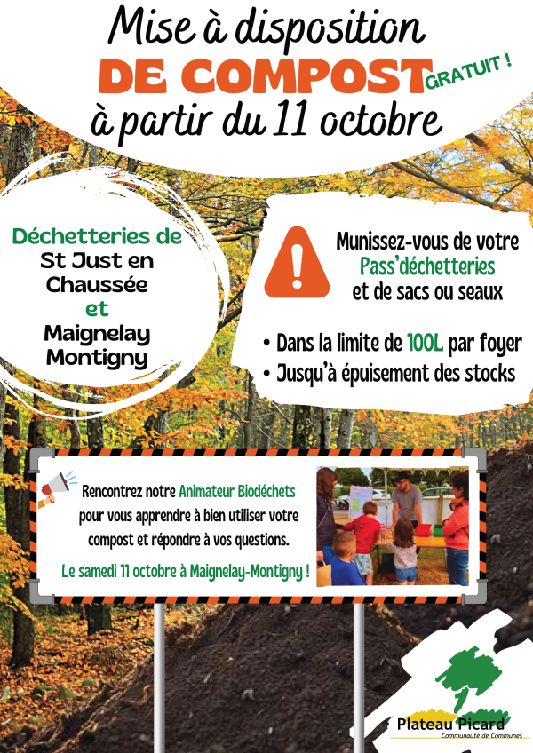Compost Distribution octobre 2025 XS