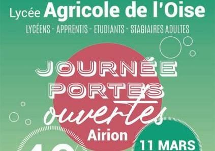 Affiche airion lycee agricole portes ouvertes X S