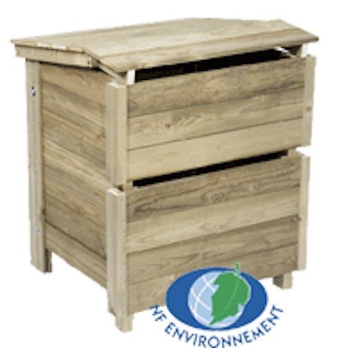 Composteur en bois écologique  La boutique solidaire d'Essaimons