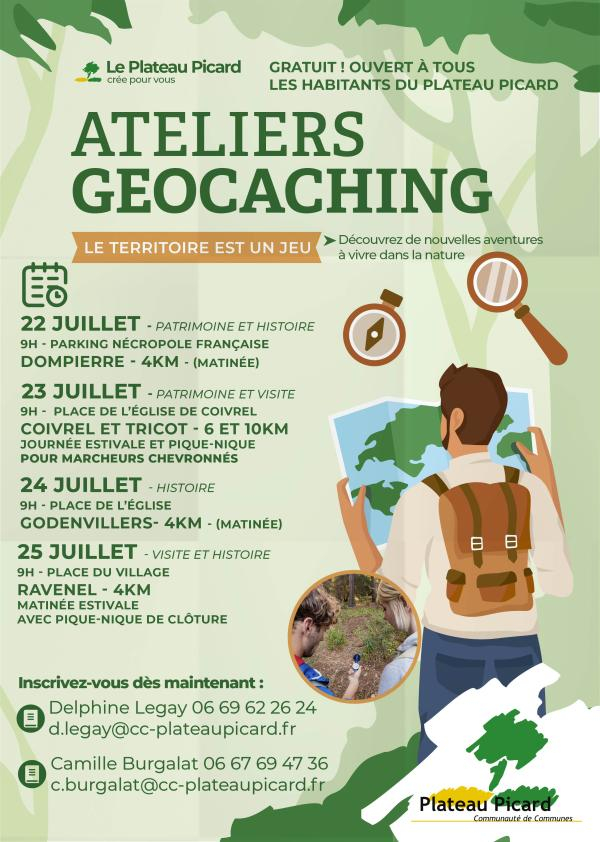 Affiche Atelier geocaching XS